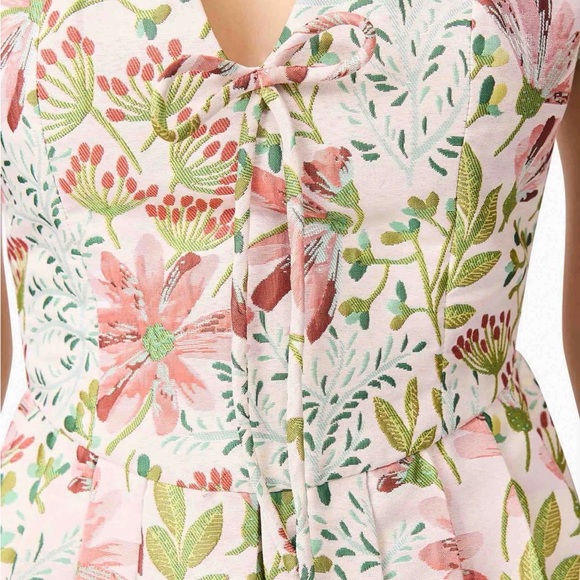 NWT Calaantha Puff Sleeve Mini Dress in Floral Size Small - Picture 4 of 7